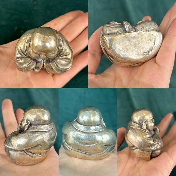 Vintage Brass Buddhist Zen Fengshui Decor - Picture 2 of 8